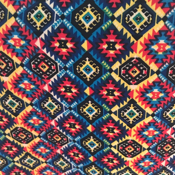 SALE!!  ESPRESSO Geometric Print Shorts ROMPER Small - Picture 6 of 7
